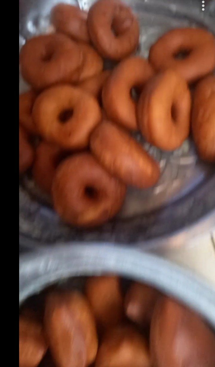 Mandazi and doughnuts