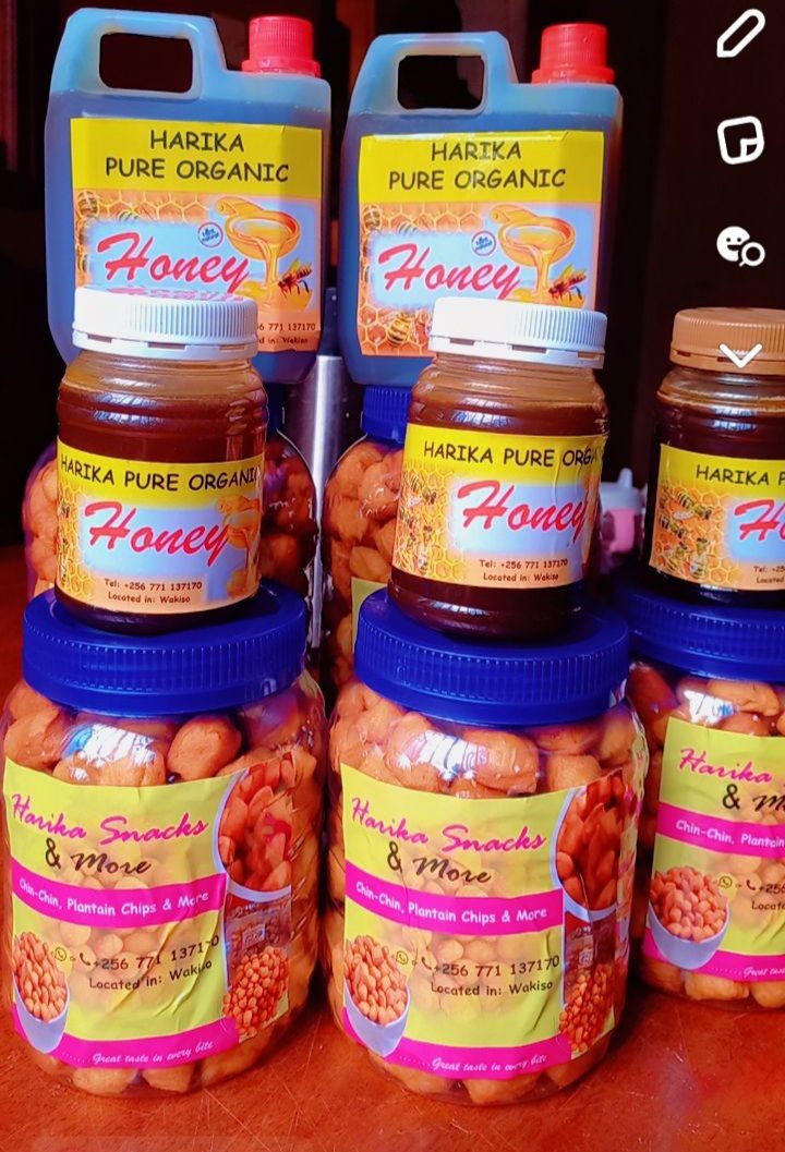 Harika honey and snack jars